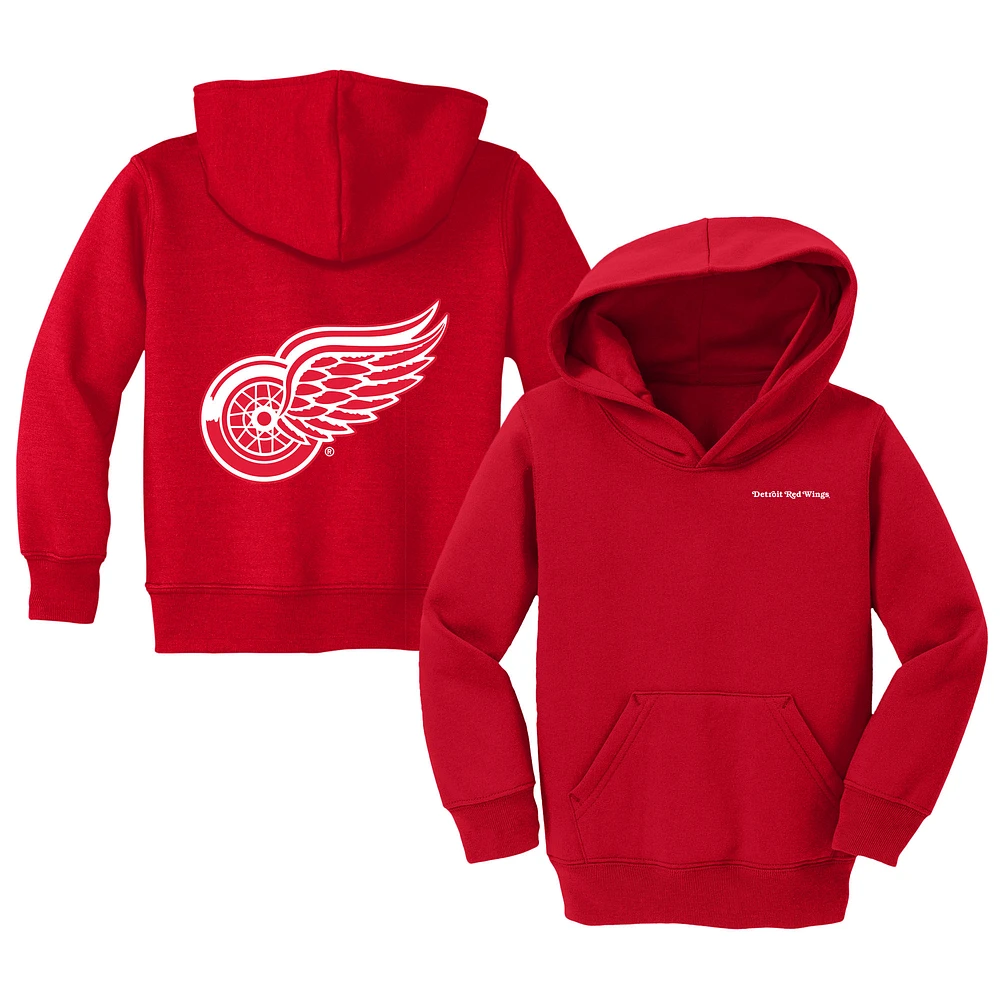 Toddler Chad & Jake Red Detroit Wings Pullover Hoodie