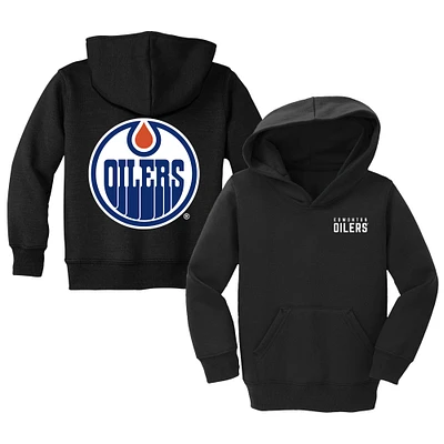 Toddler Chad & Jake Black Edmonton Oilers Pullover Hoodie