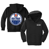 Toddler Chad & Jake Black Edmonton Oilers Pullover Hoodie
