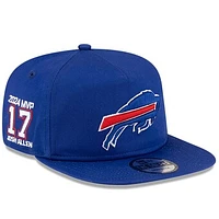 Men's New Era Josh Allen Royal Buffalo Bills 2024 MVP The Golfer Adjustable Hat