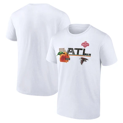 Men's White Atlanta Falcons 2025 NFL Draft T-Shirt