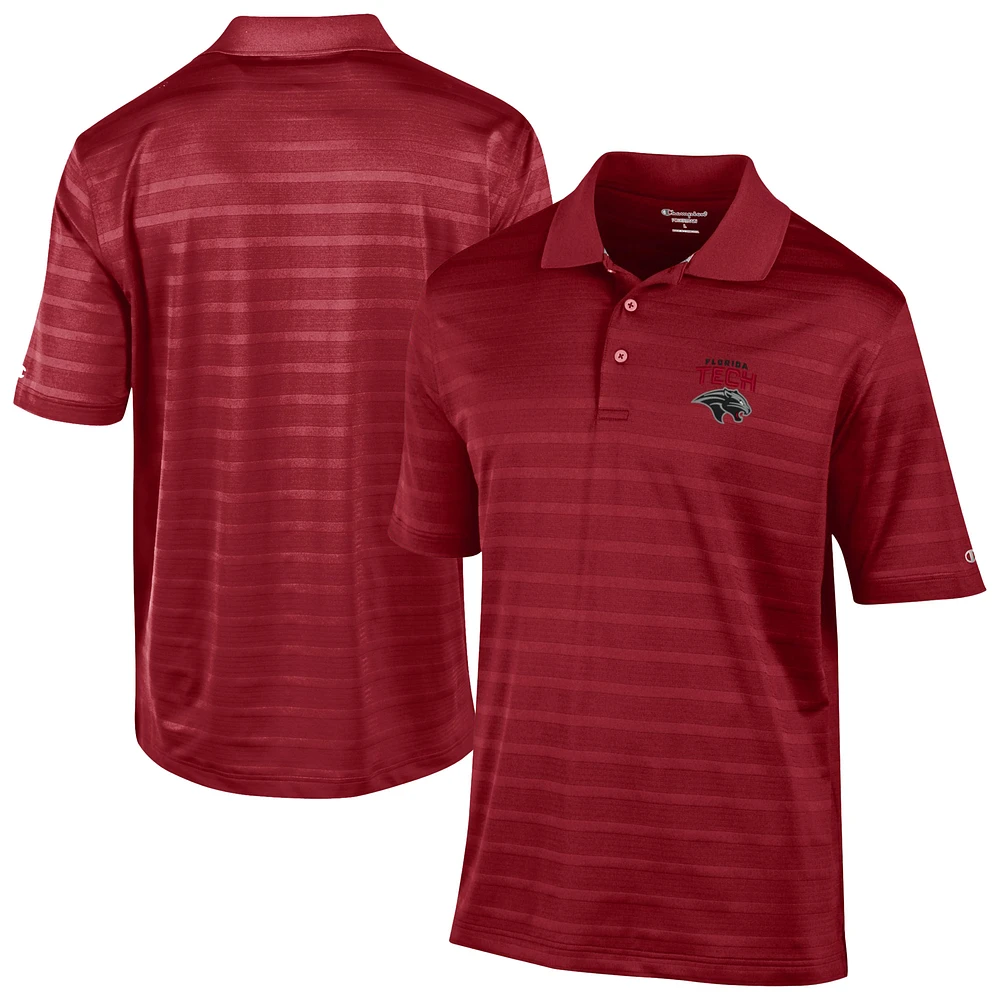 Men's Champion Florida Tech Panthers Textured Solid Polo