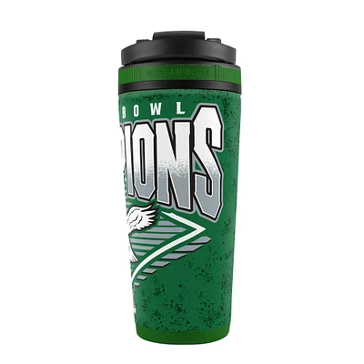 WinCraft Philadelphia Eagles Super Bowl LIX Champions Retro Logo 26oz. 4D Ice Shaker Bottle