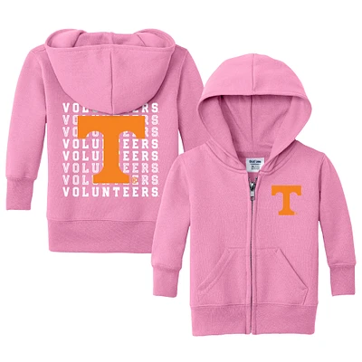 Infant Chad & Jake Pink Tennessee Volunteers  Retro Full-Zip Hoodie