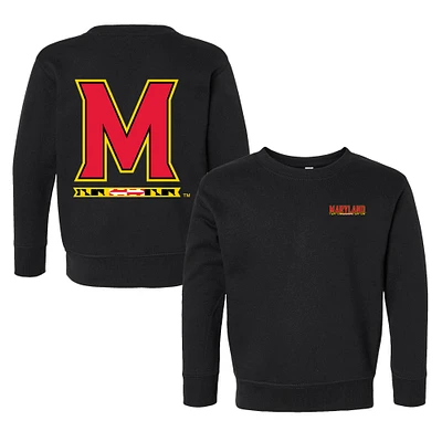 Toddler Chad & Jake Black Maryland Terrapins Logo Pullover Sweatshirt