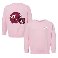 Toddler Chad & Jake Pink Virginia Tech Hokies Logo Pullover Sweatshirt