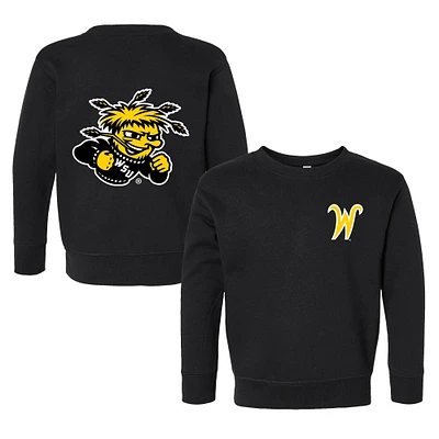 Toddler Chad & Jake Black Wichita State Shockers Logo Pullover Sweatshirt