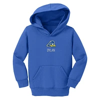 Toddler Chad & Jake  Royal Delaware Fightin' Blue Hens Secondary Logo Personalized Pullover Hoodie