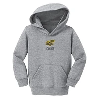 Toddler Chad & Jake  Heather Gray Wichita State Shockers Secondary Logo Personalized Pullover Hoodie