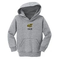 Toddler Chad & Jake  Heather Gray Wichita State Shockers Secondary Logo Personalized Pullover Hoodie