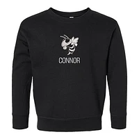Toddler Chad & Jake  Black Georgia Tech Yellow Jackets Mascot Personalized Pullover Sweatshirt