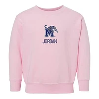 Toddler Chad & Jake Memphis Tigers Primary Logo Personalized Pullover Sweatshirt