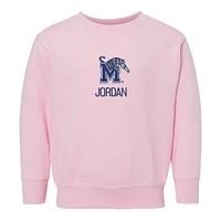 Toddler Chad & Jake Memphis Tigers Primary Logo Personalized Pullover Sweatshirt