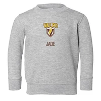 Toddler Chad & Jake  Heather Gray Valparaiso University Secondary Logo Personalized Pullover Sweatshirt
