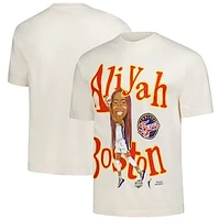 Unisex Playa Society Aliyah Boston Oatmeal Indiana Fever Sketch T-Shirt