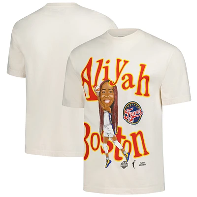 Unisex Playa Society Aliyah Boston Oatmeal Indiana Fever Sketch T-Shirt
