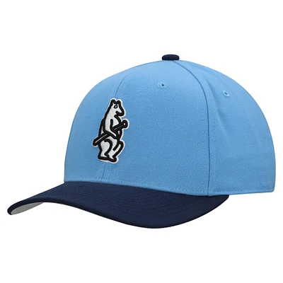 Unisex Mitchell & Ness  Blue Chicago Cubs Basic Coop Pro Adjustable Hat