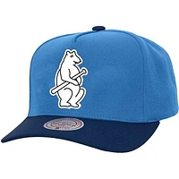 Unisex Mitchell & Ness  Blue Chicago Cubs Basic Coop Pro Adjustable Hat