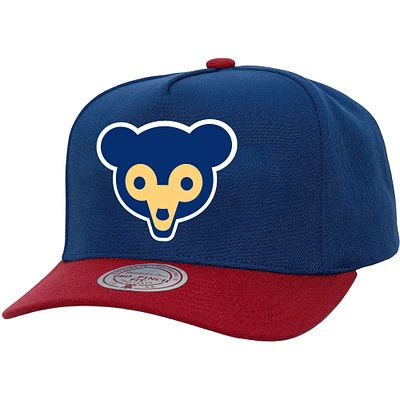 Unisex Mitchell & Ness  Navy Chicago Cubs Basic Coop Pro Adjustable Hat