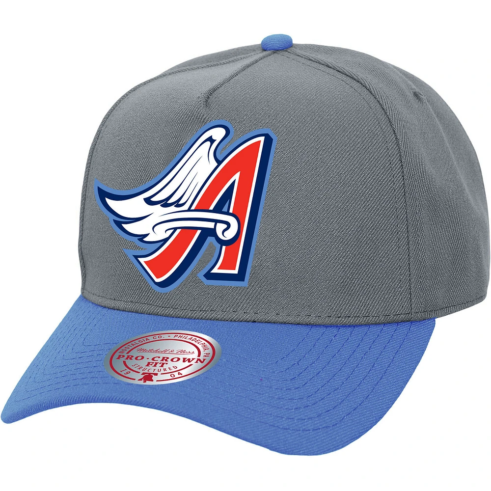 Unisex Mitchell & Ness Los Angeles Angels Basic Coop Pro Adjustable Hat