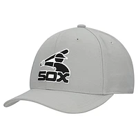 Unisex Mitchell & Ness  Gray Chicago White Sox Basic Coop Pro Adjustable Hat