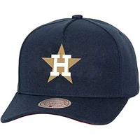 Unisex Mitchell & Ness  Navy Houston Astros Basic Coop Pro Adjustable Hat