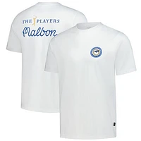 Men's Malbon Golf  White THE PLAYERS T-Shirt