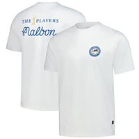 Men's Malbon Golf  White THE PLAYERS T-Shirt