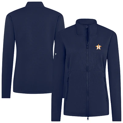 Women's Levelwear Navy Houston Astros Driven Insignia 2.0 Full-Zip Jacket