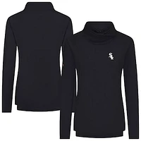 Women's Levelwear Black Chicago White Sox Advance Insignia 2.0 Raglan Pullover