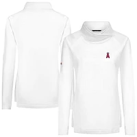 Women's Levelwear White Los Angeles Angels Advance Insignia 2.0 Raglan Pullover