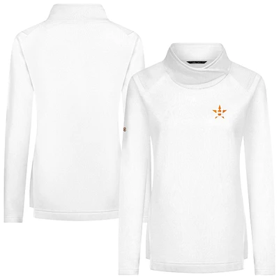 Women's Levelwear White Houston Astros Advance Insignia 2.0 Raglan Pullover