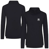 Women's Levelwear Black New York Yankees Advance Insignia 2.0 Raglan Pullover