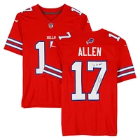 Josh Allen Buffalo Bills Autographed Red Nike Limited Jersey with "24 NFL MVP" Inscription