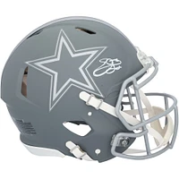 Emmitt Smith Dallas Cowboys Autographed Riddell 2024 Slate Speed Authentic Helmet