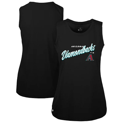 Women's Levelwear  Black Arizona Diamondbacks Macy Tank Top