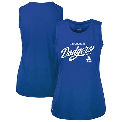 Women's Levelwear  Royal Los Angeles Dodgers Macy Tank Top