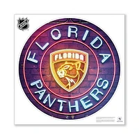 Florida Panthers 28" x 28" Repositionable Neon Wall Decal