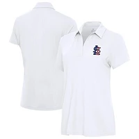 Women's Antigua St. Louis Cardinals Independence Day Patriotic Logo Era Polo