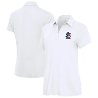 Women's Antigua St. Louis Cardinals Independence Day Patriotic Logo Era Polo