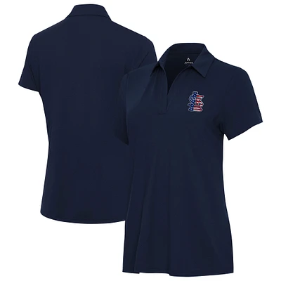 Women's Antigua Navy St. Louis Cardinals Independence Day Patriotic Logo Era Polo