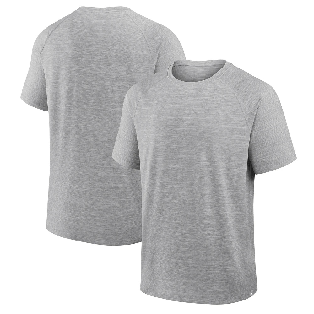 Men's Gray Fanatics Corporate Clutch Poly T-Shirt