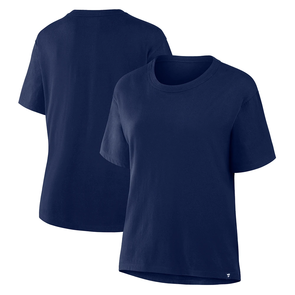 Women's Fanatics Corporate Navy Legacy Cotton T-Shirt