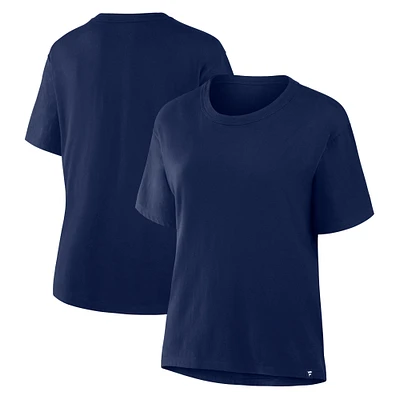 Women's Fanatics Corporate Navy Legacy Cotton T-Shirt