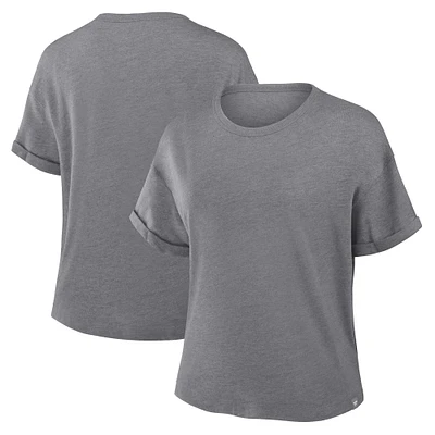 Women's Fanatics Corporate Gray Tribute Tri-Blend T-Shirt