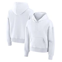 Women's Fanatics Corporate White Legacy Fleece Pullover Hoodie
