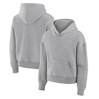 Women's Fanatics Corporate Heather Gray Legacy Fleece Pullover Hoodie