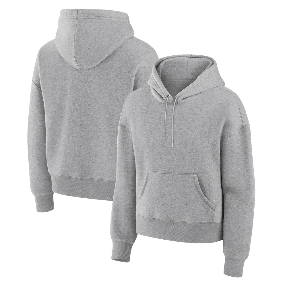 Women's Fanatics Corporate Heather Gray Legacy Fleece Pullover Hoodie