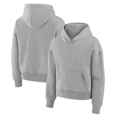 Women's Fanatics Corporate Heather Gray Legacy Fleece Pullover Hoodie