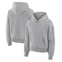 Women's Fanatics Corporate Heather Gray Legacy Fleece Pullover Hoodie